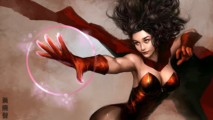 heroe-comics-magic-scarlet-witch-fantasy-girls-fantasy-wallpaper-1